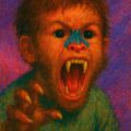 niño mono cuento de terror